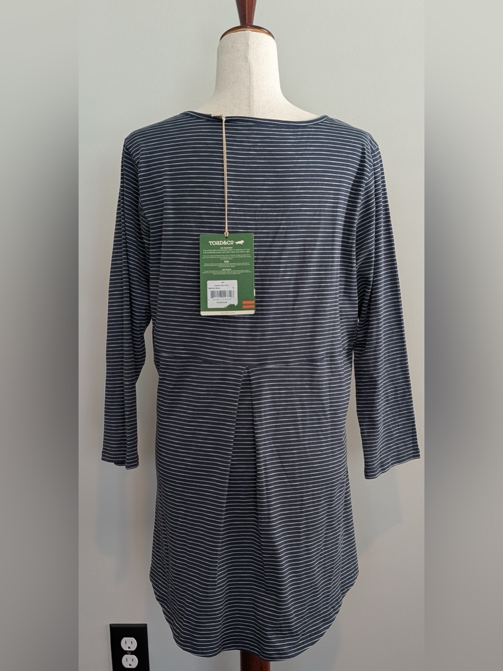 Toad & Co. Women’s Tamaya Dos Tunic Nightsky Stripe NWT Size XL - Picture 4 of 11